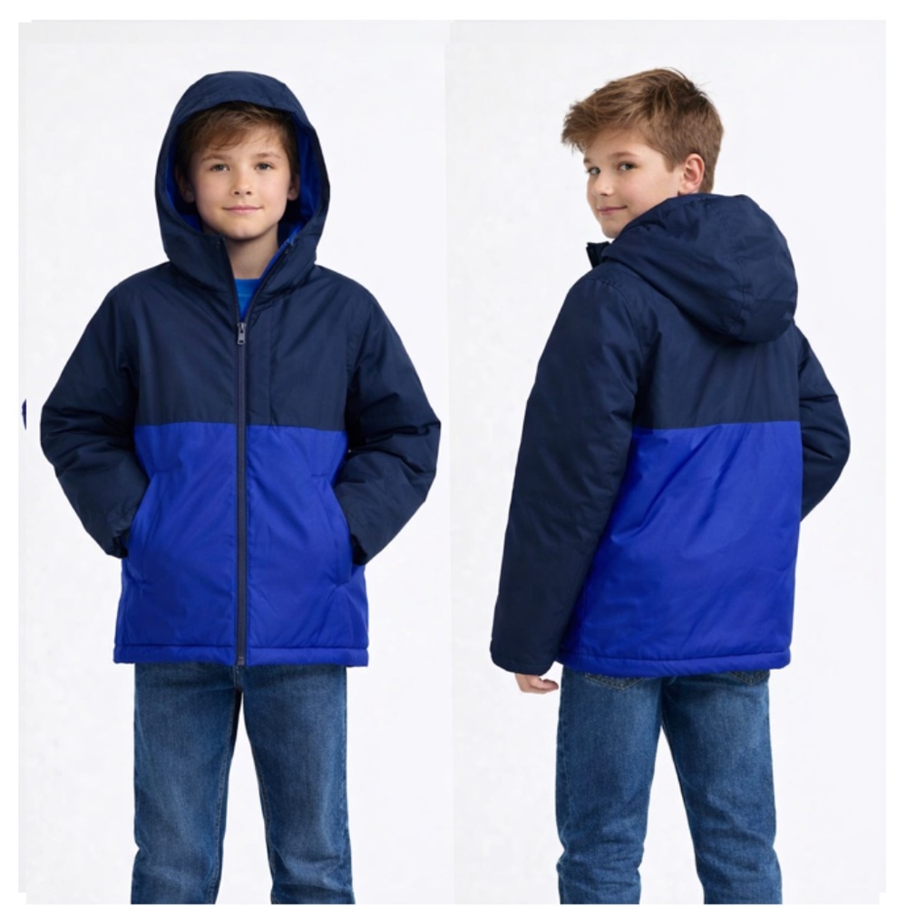 The Children's Place Youth Boys Blue WInter Parka